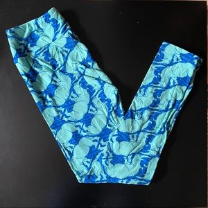 Lularoe leggings OS rhinos.